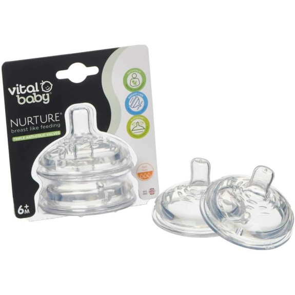 Vital baby NURTURE breast like feeding teats